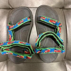 Teva Kids Blue and Red Sandals